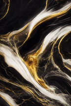 UV Marble Panel-Luxury Liquid Gold