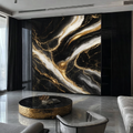 UV Marble Panel-Luxury Liquid Gold