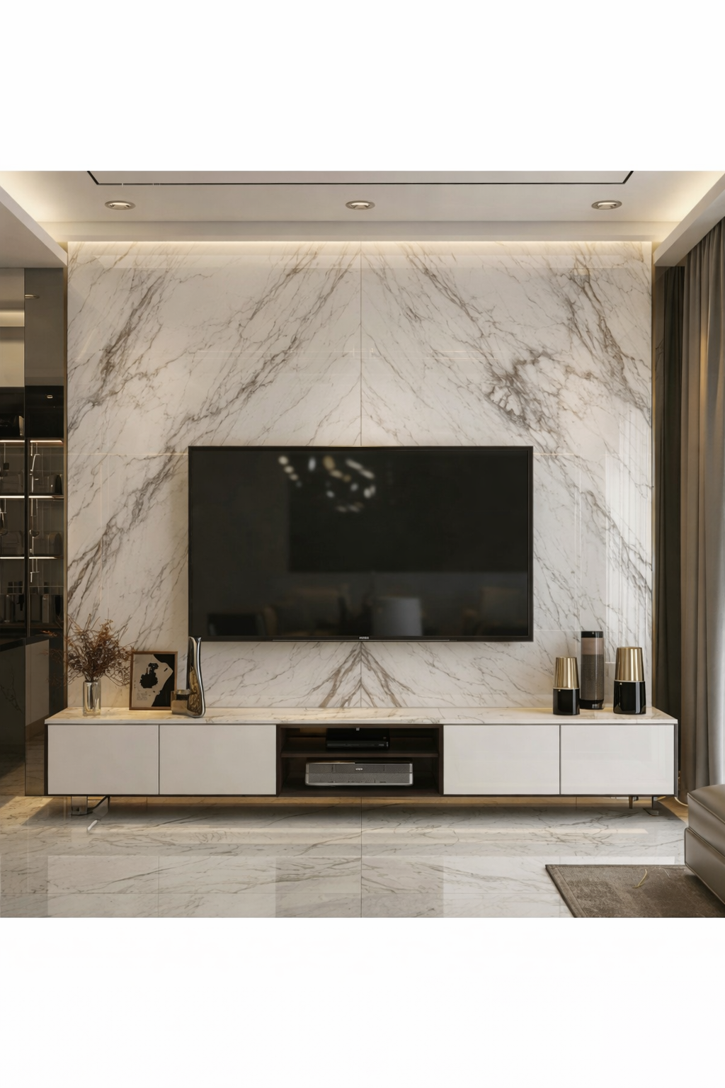UV Marble Panel-Twin Gold Series
