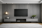 WPC Wall Panel- Textured Grey