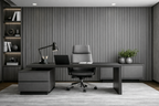 WPC Wall Panel- Textured Grey