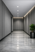WPC Wall Panel- Textured Grey