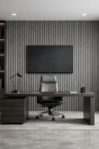 WPC Wall Panel- Charcoal Grey Oak