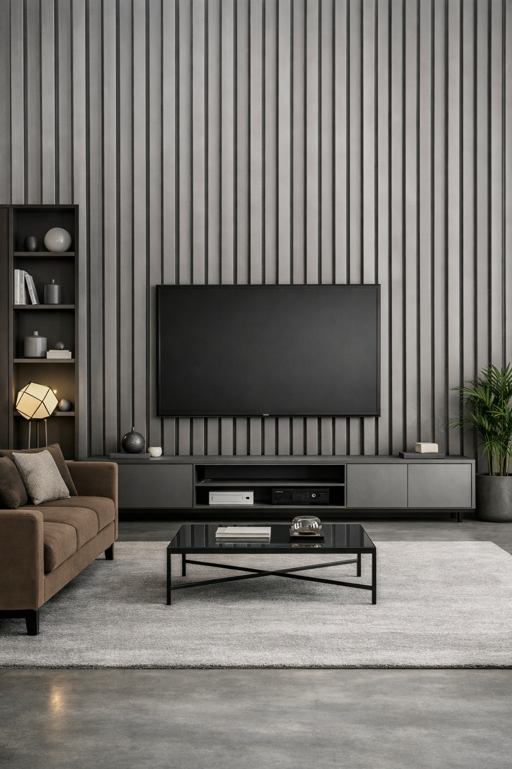WPC Wall Panel- Taupe Metallic