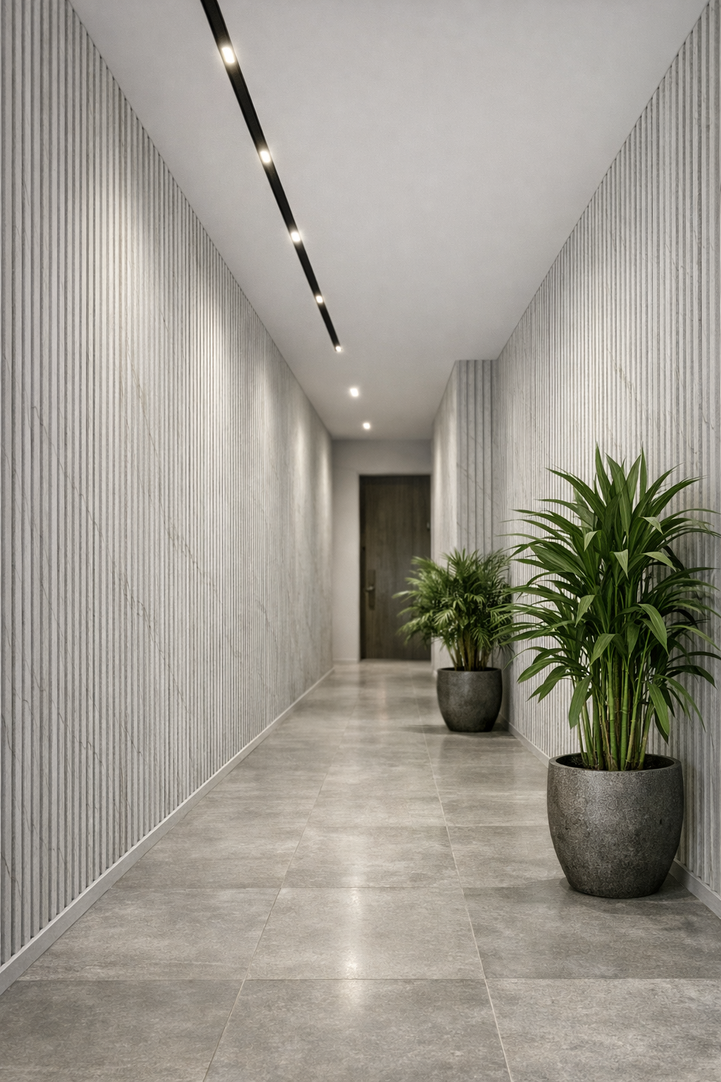 WPC Wall Panel- Calacatta Bianco/Brown Veining