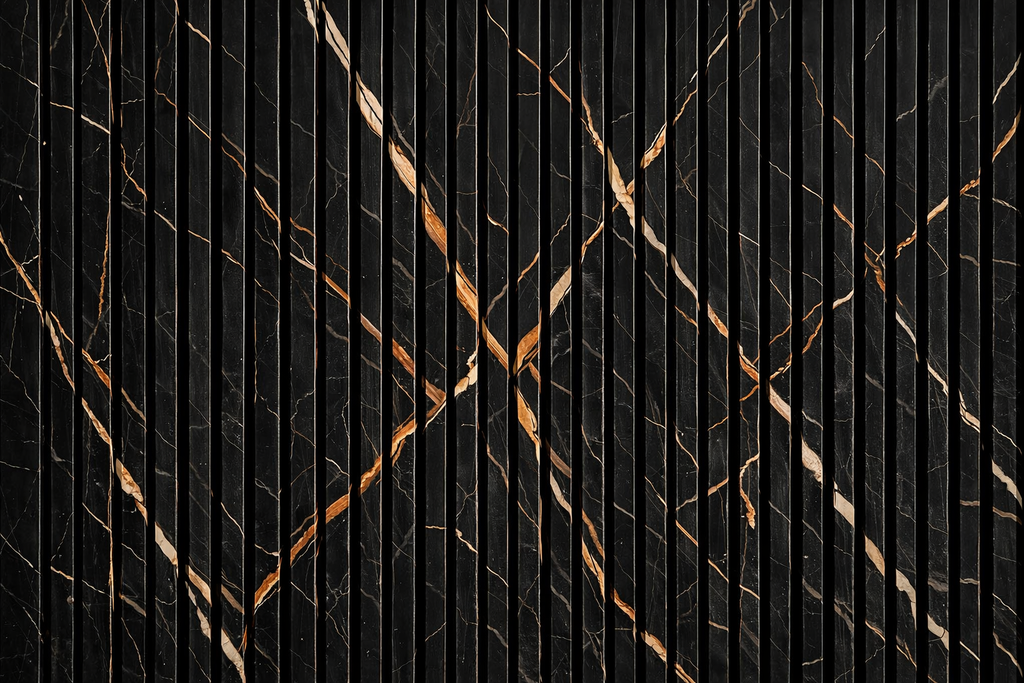 WPC Wall Panel- Black Gold Marble