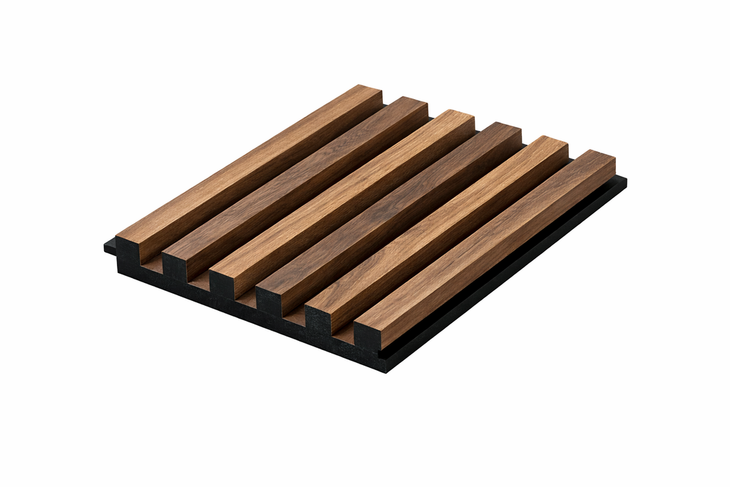 WPC Wall Panel- Teak & Dark Wood Two Tone