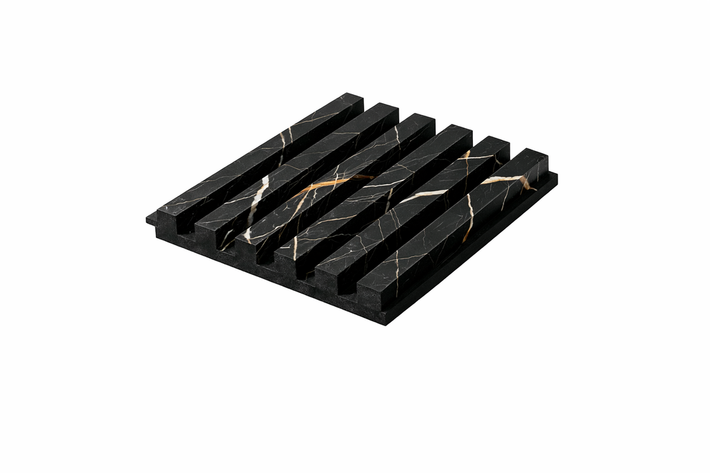 WPC Wall Panel- Black Gold Marble
