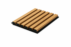 WPC Wall Panel-Sand Oak/ Black Gaps