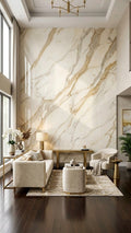 UV Marble Panel-Royal Calacatta Gold