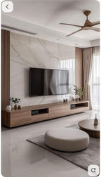 UV Marble Panel-Grey Vein White